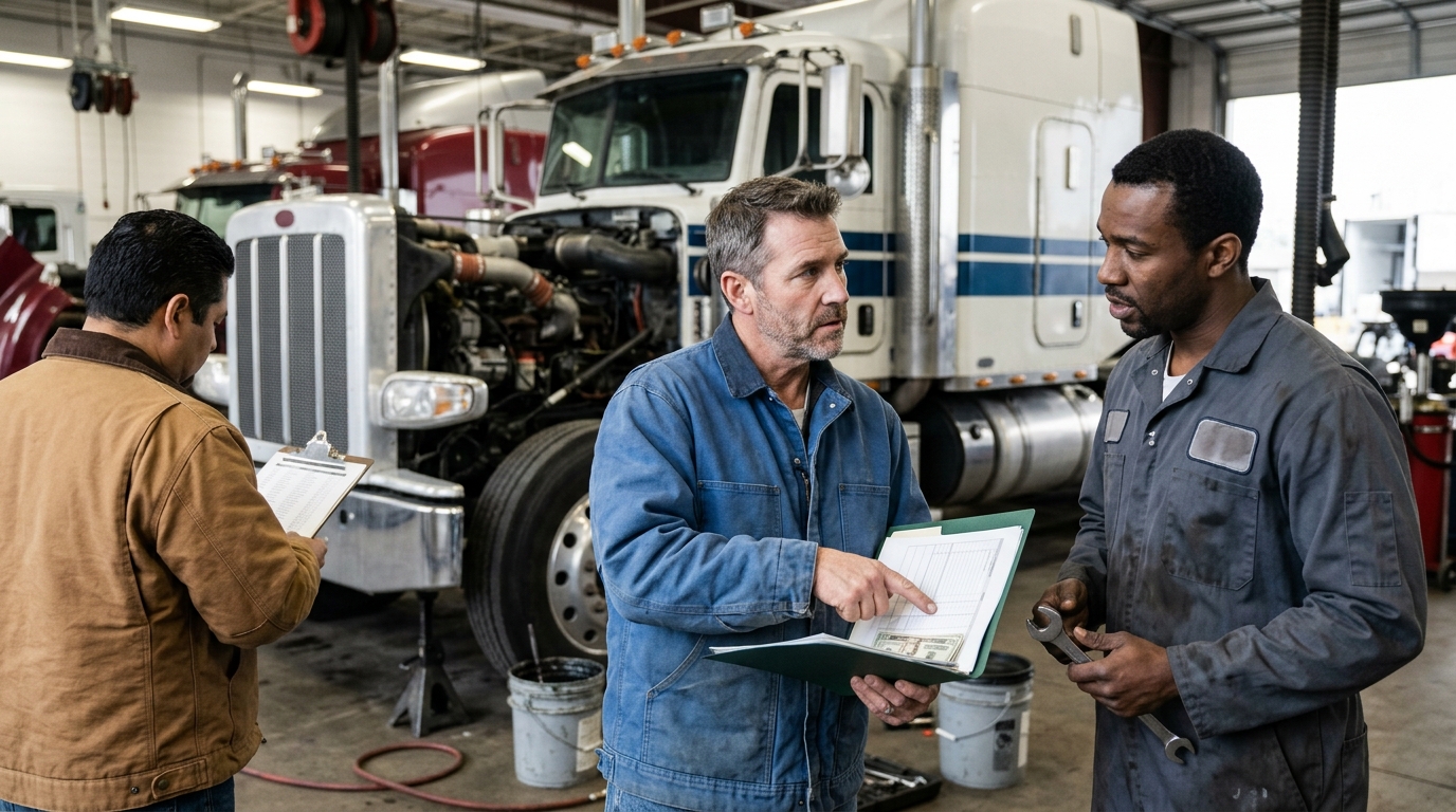 Illustration: Commercial Truck Repair Financing: A Survival Guide for Owner-Operators in 2026