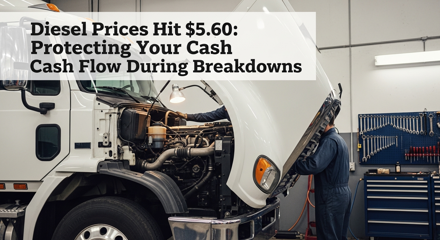 Illustration: Diesel Prices Hit $5.60: Protecting Your Cash Flow During Breakdowns